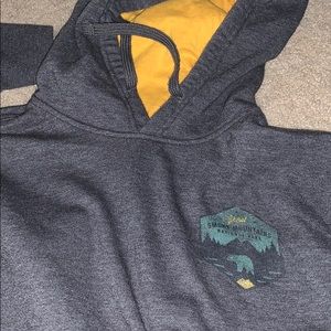 Gray North Face Hoodie